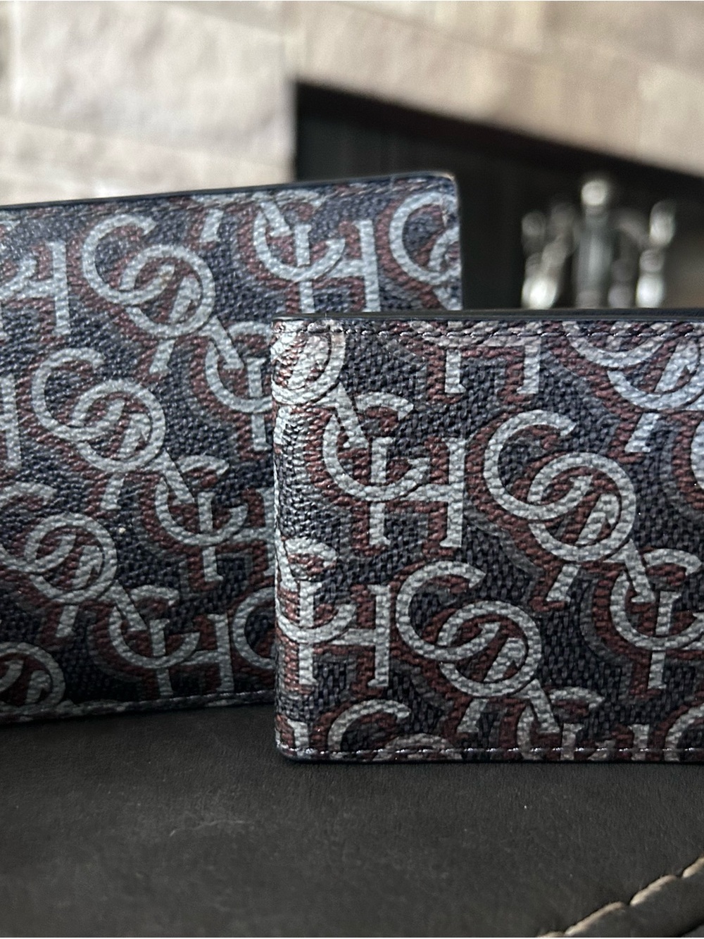 Coach CF134 Men’s 3 In 1 Bifold Wallet Monogram